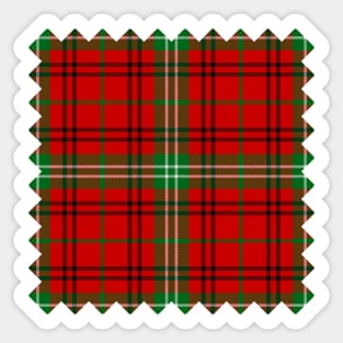 Clan Morrison Red Tartan Sticker